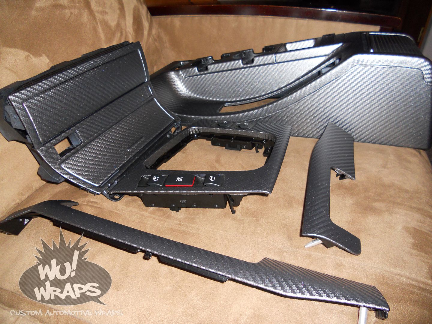 Bmw E46 Sedan Carbon Fiber Wrapped Interior Trim 3m Dinoc Wu! Wraps 3 Pictures, Images & Photos